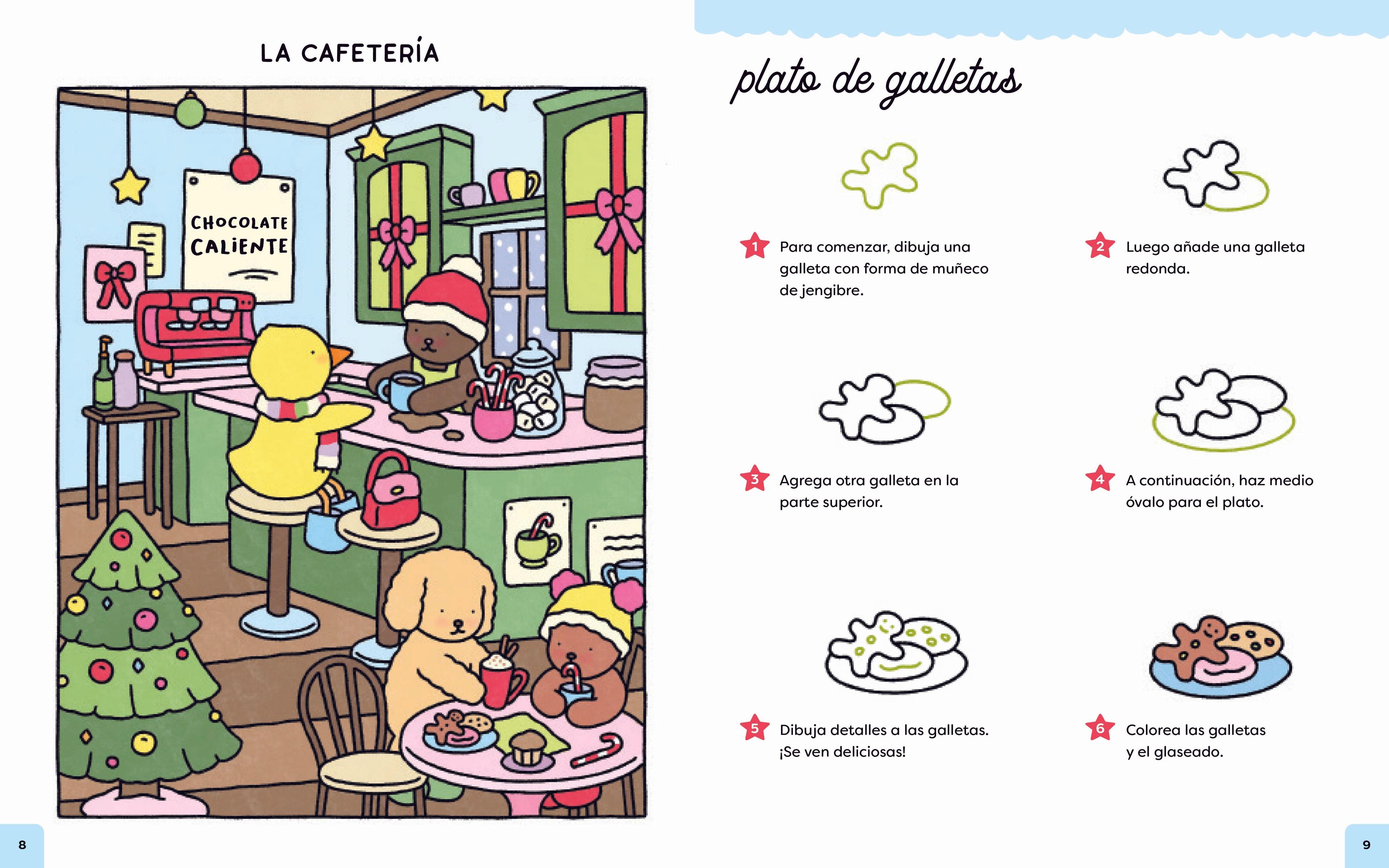 Dibuja y colorea momentos con encanto-3