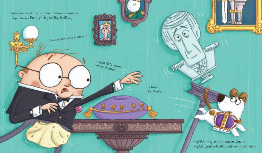 Libro La huida de Colin con la Corona-2