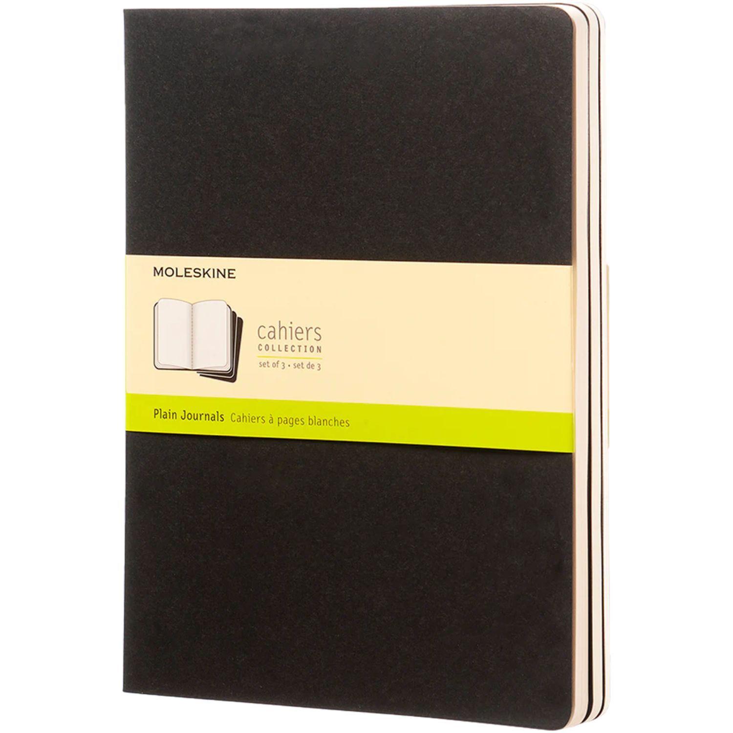 Moleskine Libretas Cahier. Set De 3 / Xl / Negro / Lisa-0