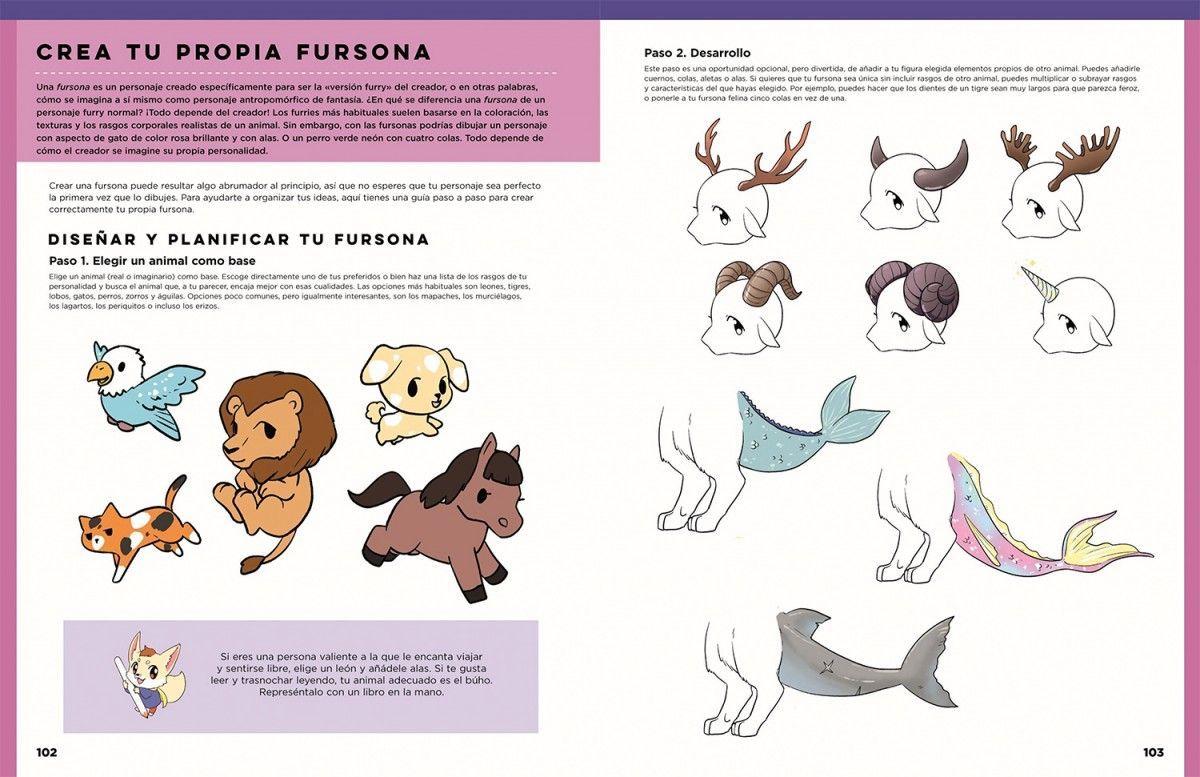 Libro Arte De Dibujar Manga Furries-4