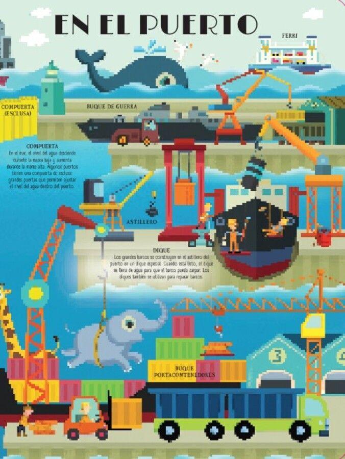 Libro Un puerto. Mira y descubre-2