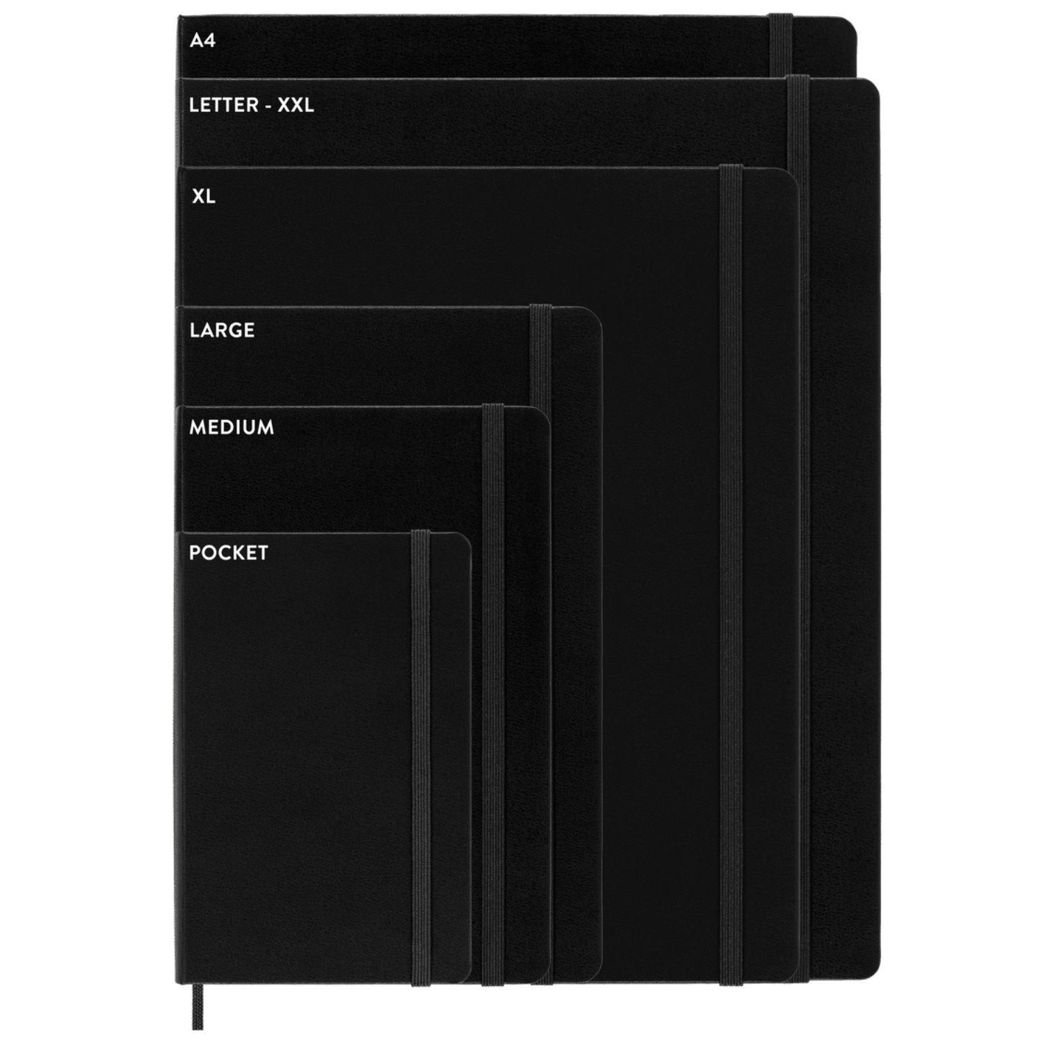 Moleskine Libretas Cahier. Set De 3 / Grande / Negro-2