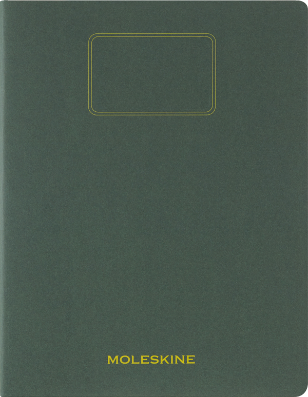 Cuaderno Moleskine estudiante -Tapa Blanda XXL -Verde -Rayas-5