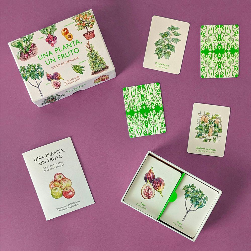 Una planta, un fruto. Juego de Memoria-3