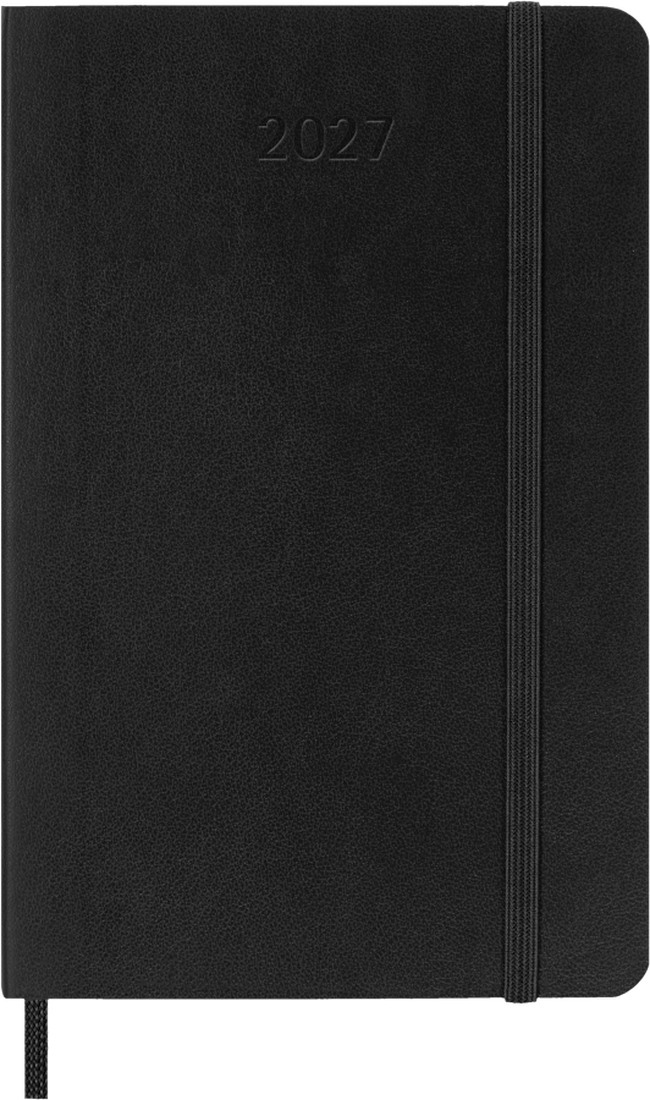 Agenda 2027 - Semanal horizontal - T. Dura - Pocket - Negro-0