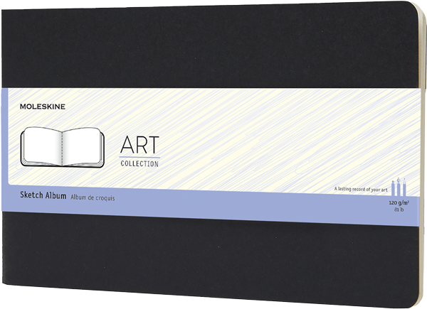 Moleskine Álbum De Dibujo / Grande / Negro / Tapa Blanda-4
