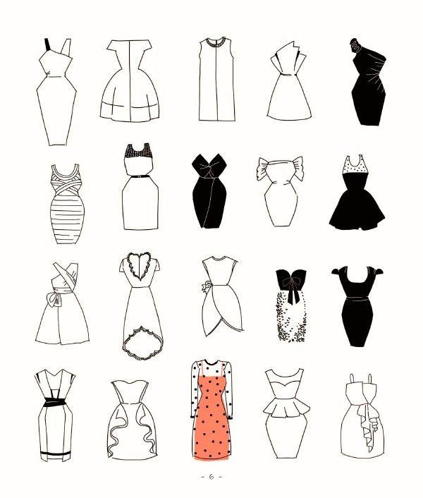 20 Formas De Dibujar Un Vestido-3