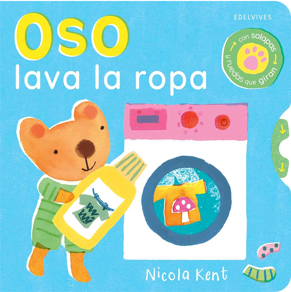 Oso lava la ropa de Editorial Edelvives-3