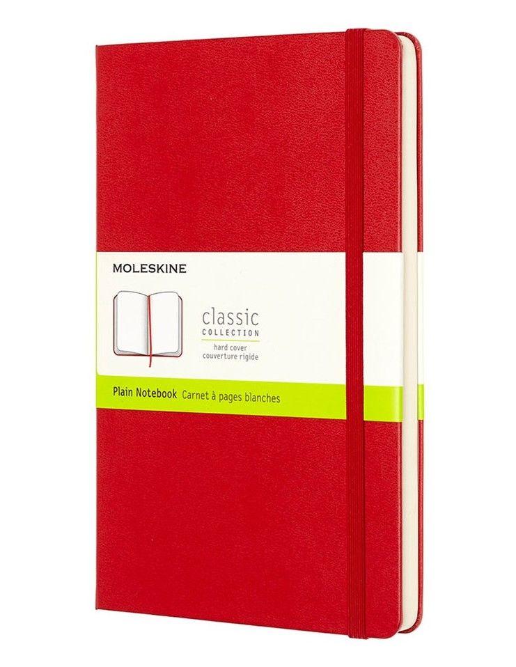 Libreta Moleskine clásica Tapa Dura Roja L Lisa-0