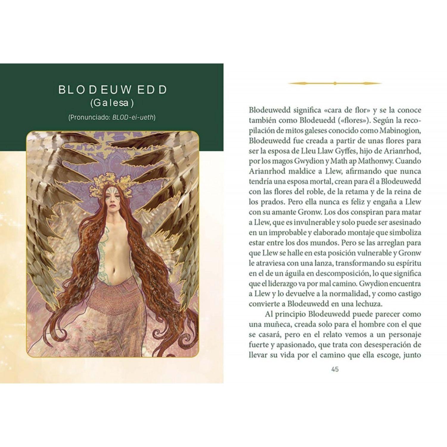 Libro Oráculo de las diosas, las brujas y las reinas celtas-3