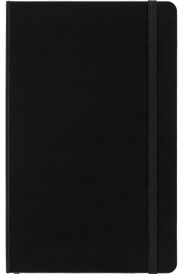 Libreta Moleskine clásica Tapa Dura Negra L Lisa-4