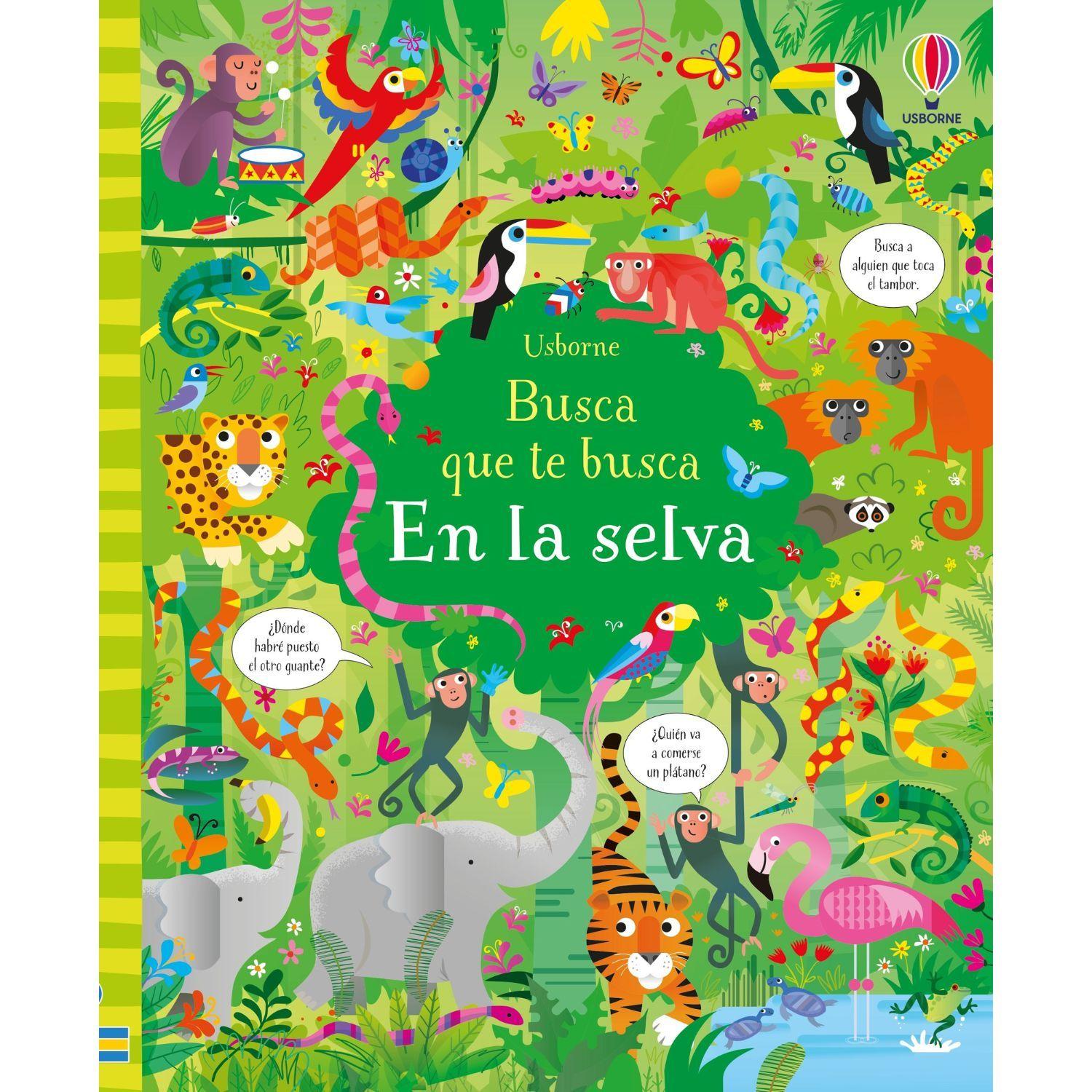 Libro Y puzzle - En la selva (300 piezas)-1