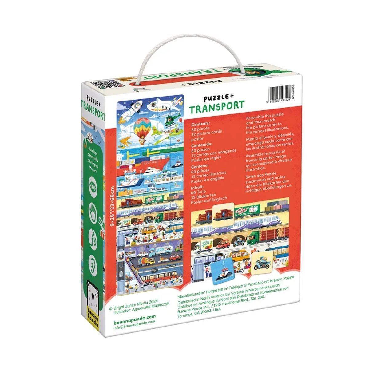 Puzzle + Transport (60 piezas) 4+-2