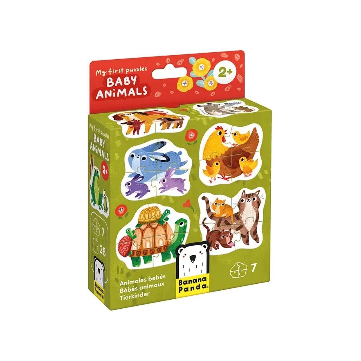 My First Puzzle Baby Animals (28 piezas, 7 puzzles) 2+-0