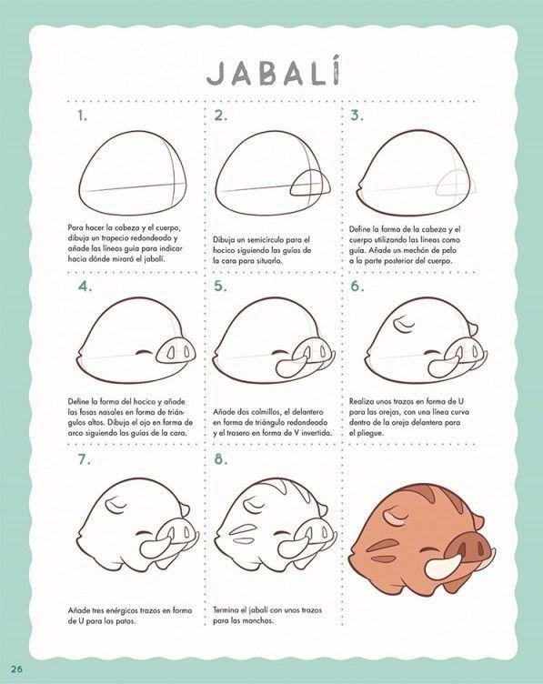Libro DIBUJAR ANIMALES CHIBI. 75 animales adorables-4