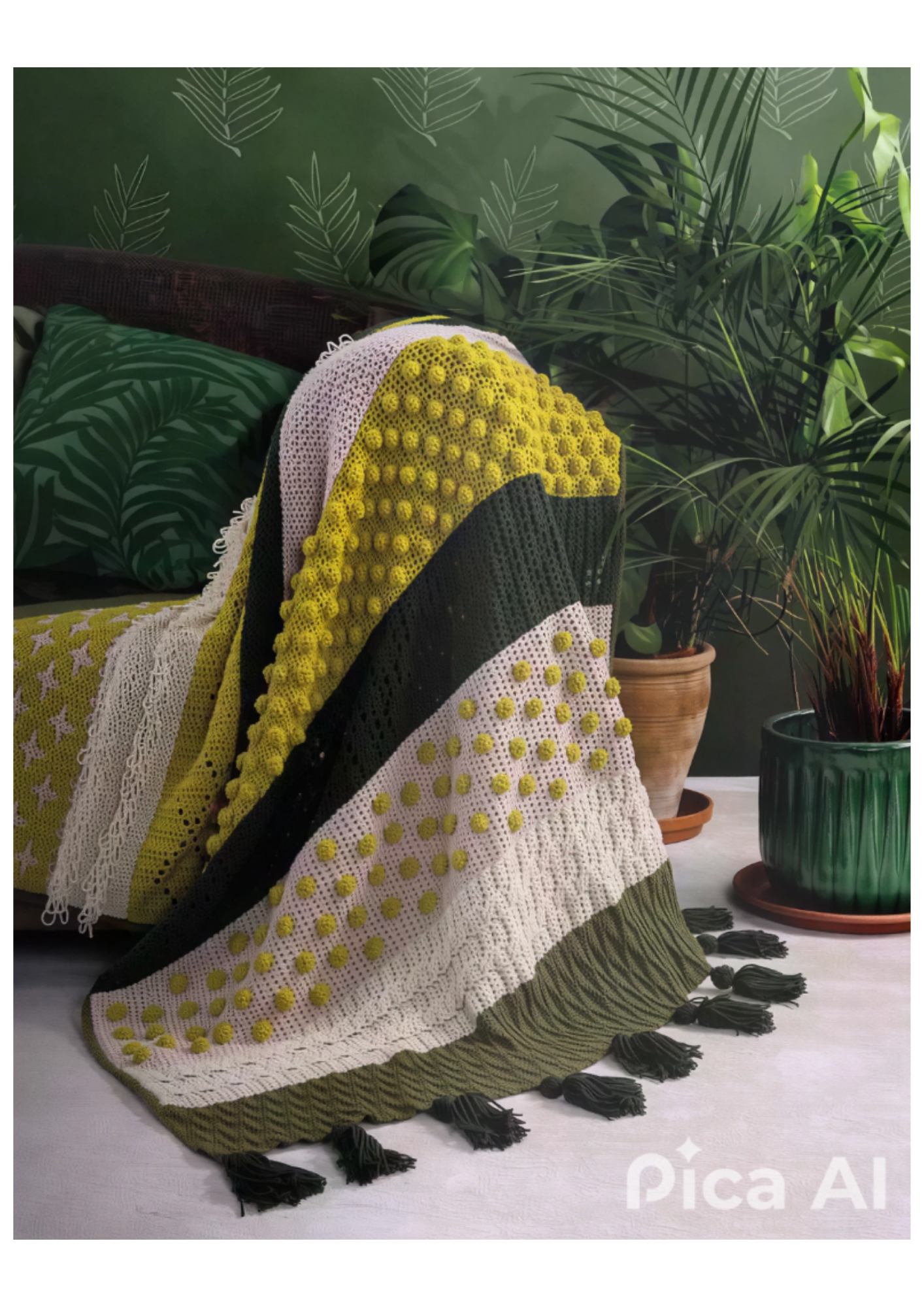 Mantas modernas. 100 patrones a crochet-3