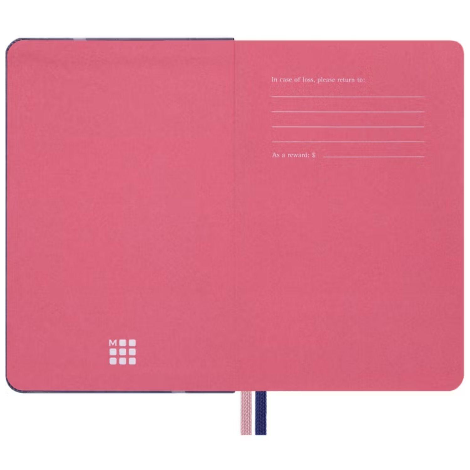 Cuaderno Sakura - Tapa dura - Pocket - Azul - Rayado-3