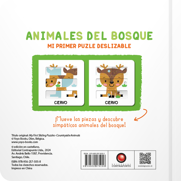 Animales Del Bosque. Mi Primer Puzle Deslizable-5