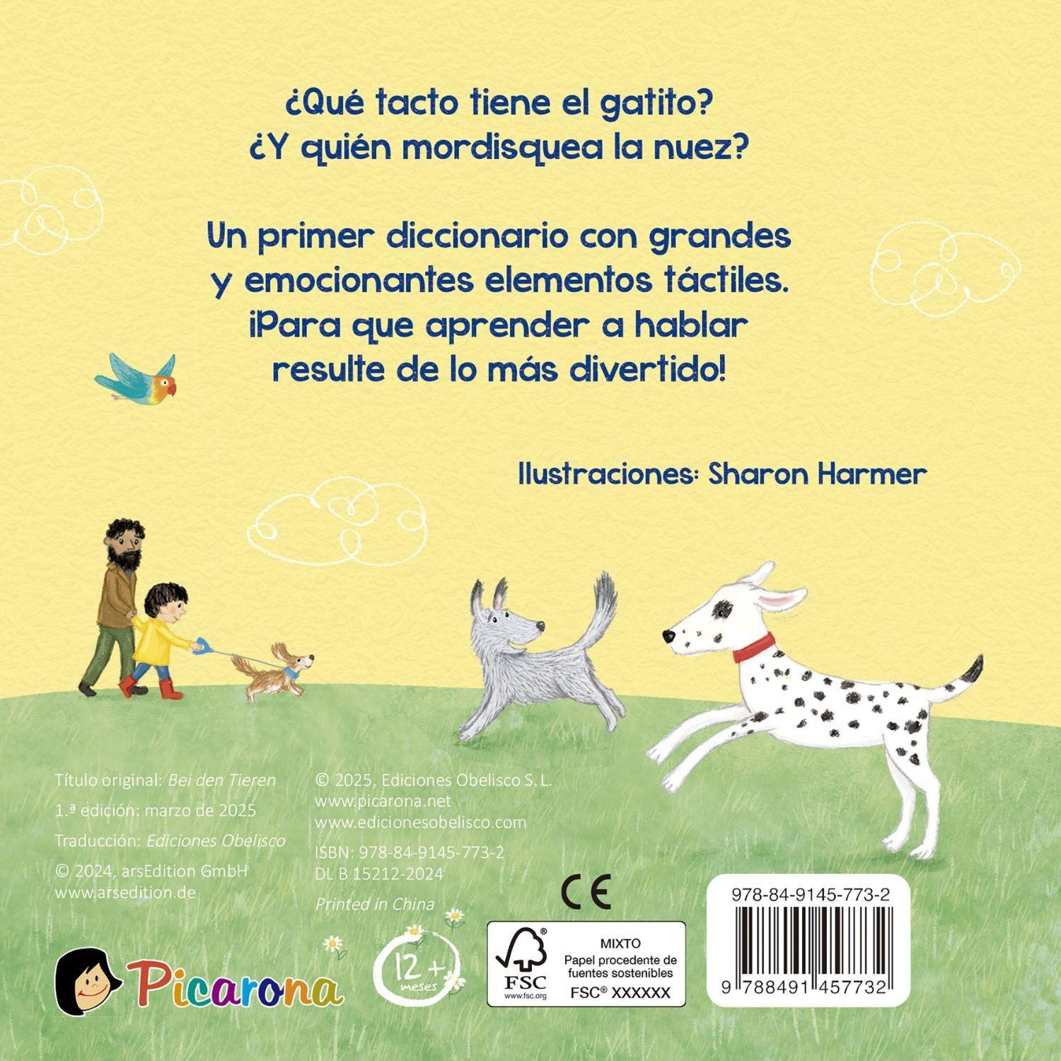 Libro CON LOS ANIMALES - un cuento para mirar, tocar y sentir-3
