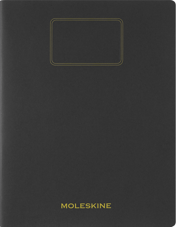 Cuaderno Moleskine estudiante-Tapa Blanda-XXL-Negro-De rayas-5