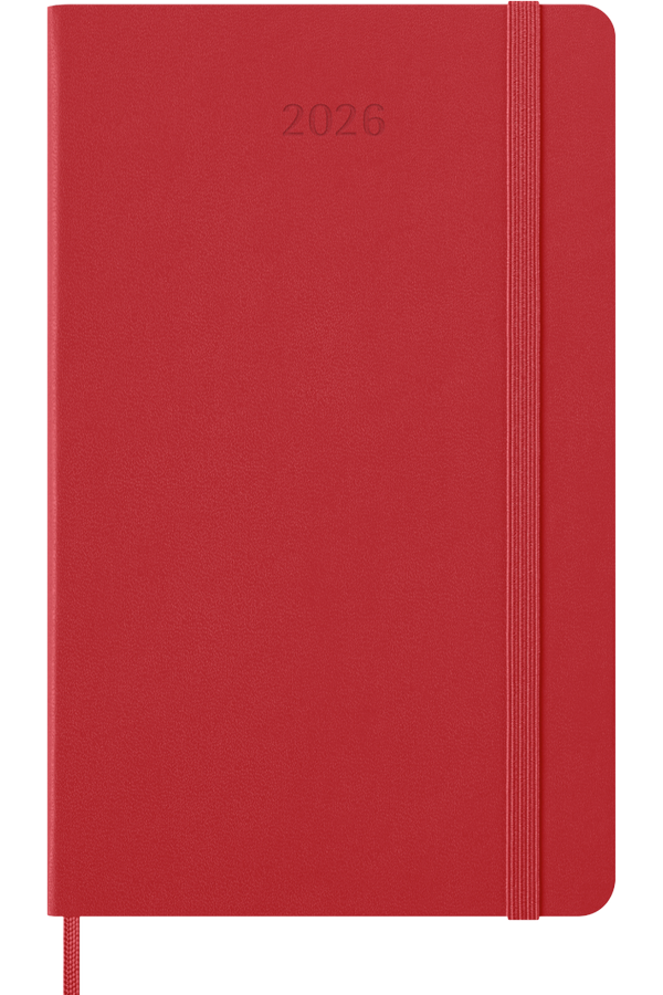 Agenda Moleskine 2026 - Diaria - T. dura - Large - Rojo-5