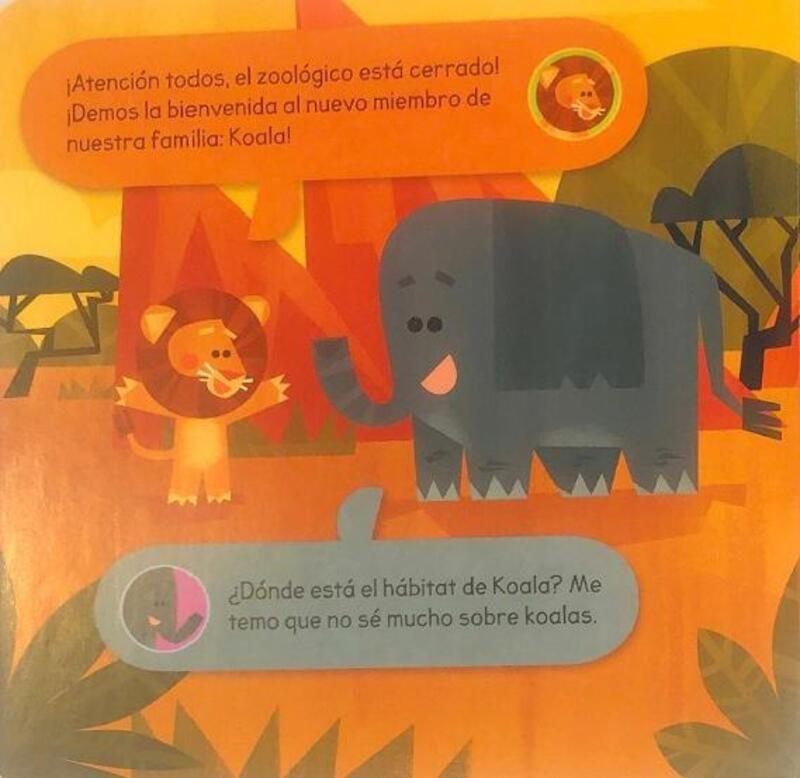 Libro El nuevo en el zoológico. Solapas y sonidos-2