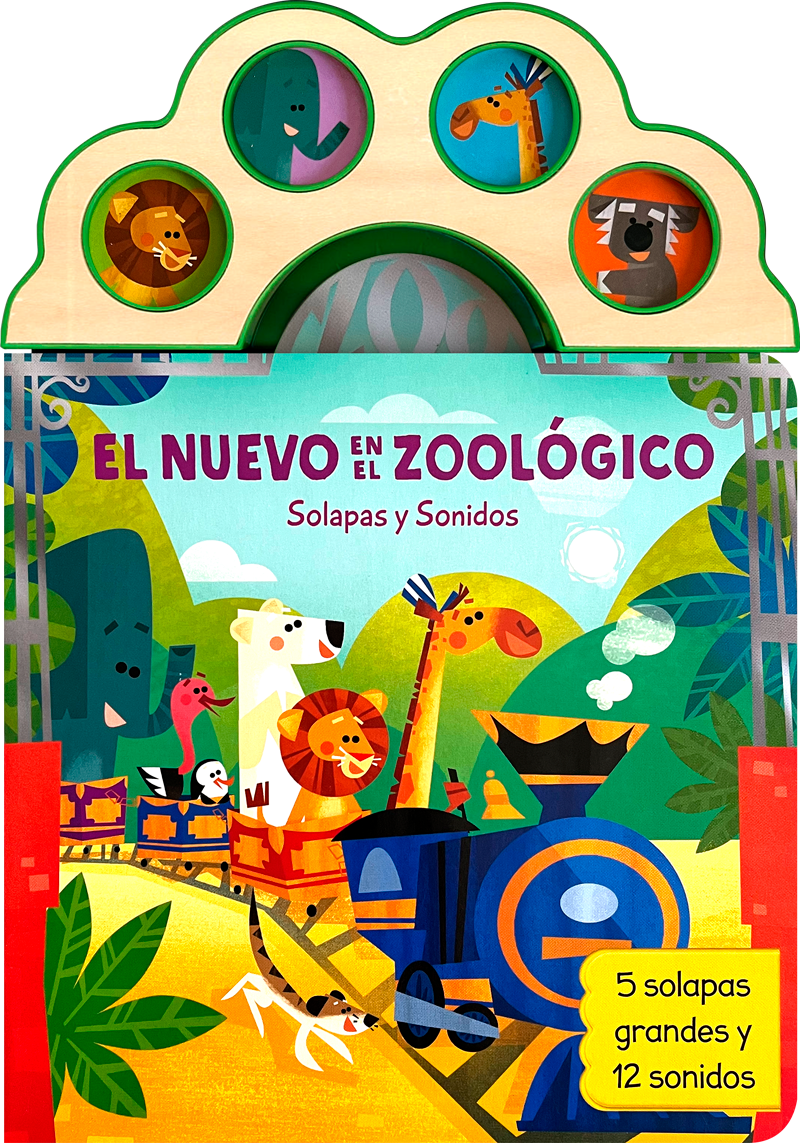 El nuevo en el zoológico. Solapas y sonidos-4