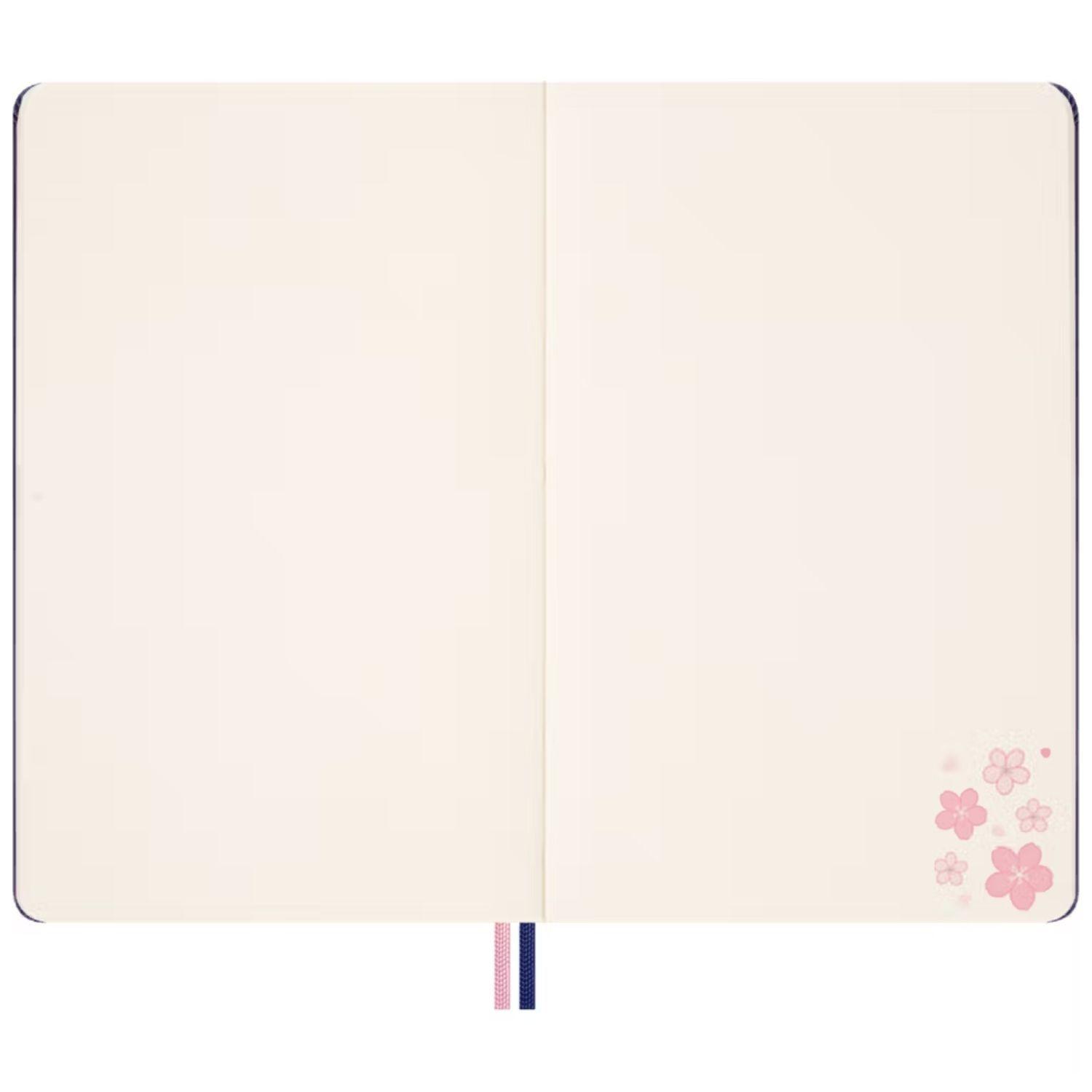 Cuaderno Moleskine Sakura - Tapa dura - Large - Azul - Lisa-3