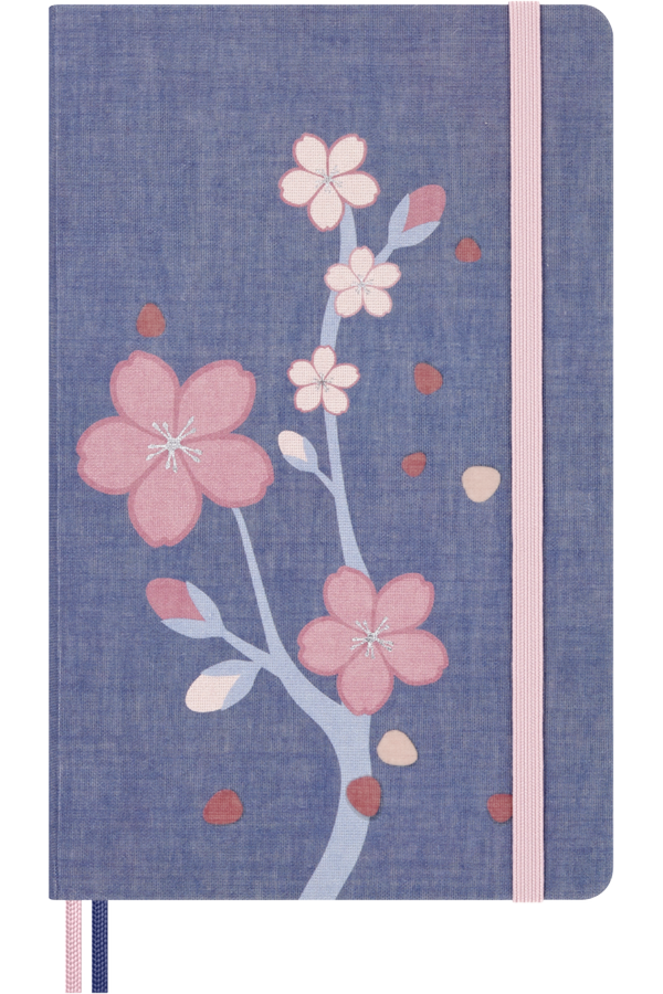 Cuaderno Moleskine Sakura - Tapa dura - Large - Azul - Lisa-5