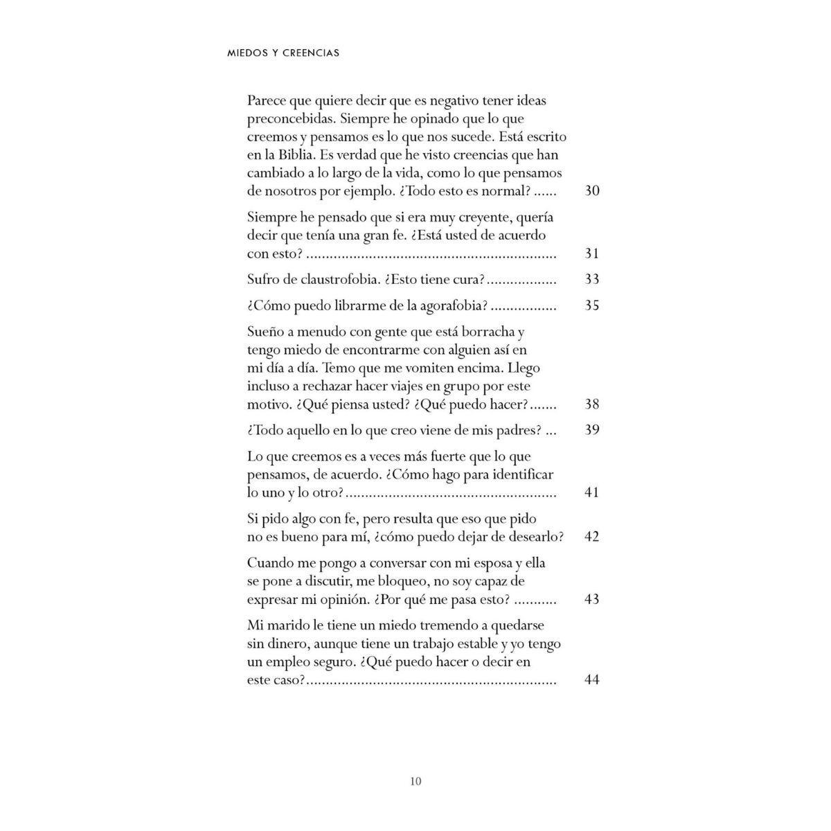 Miedos y creencias. Todas las respuestas-2