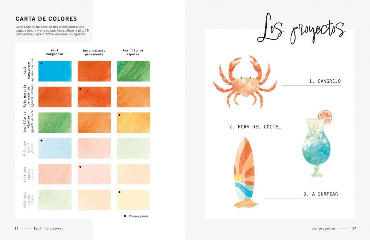Acuarelas En 3 Colores-2