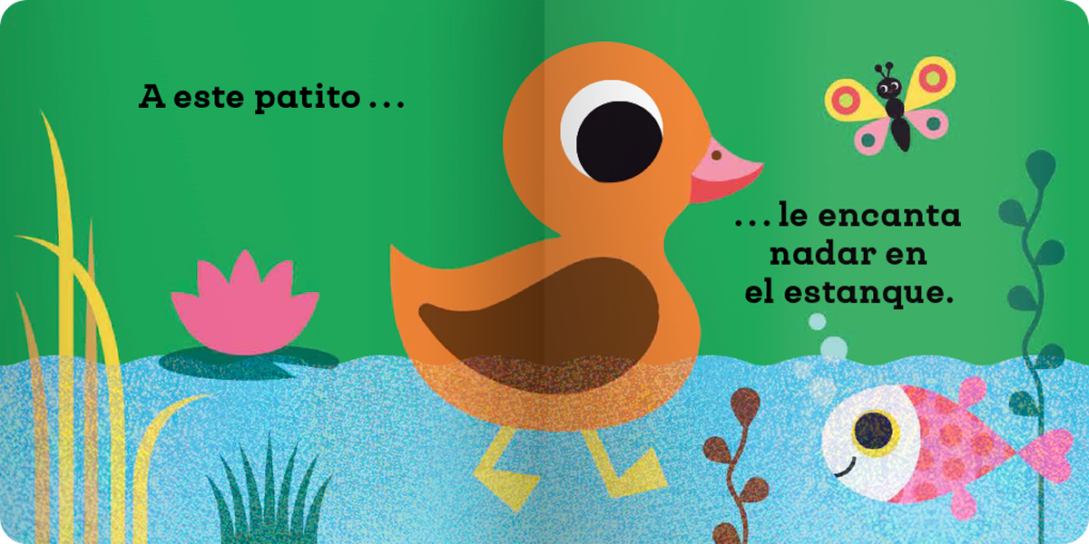 Un libro toca y siente - Este pequeño patito-6
