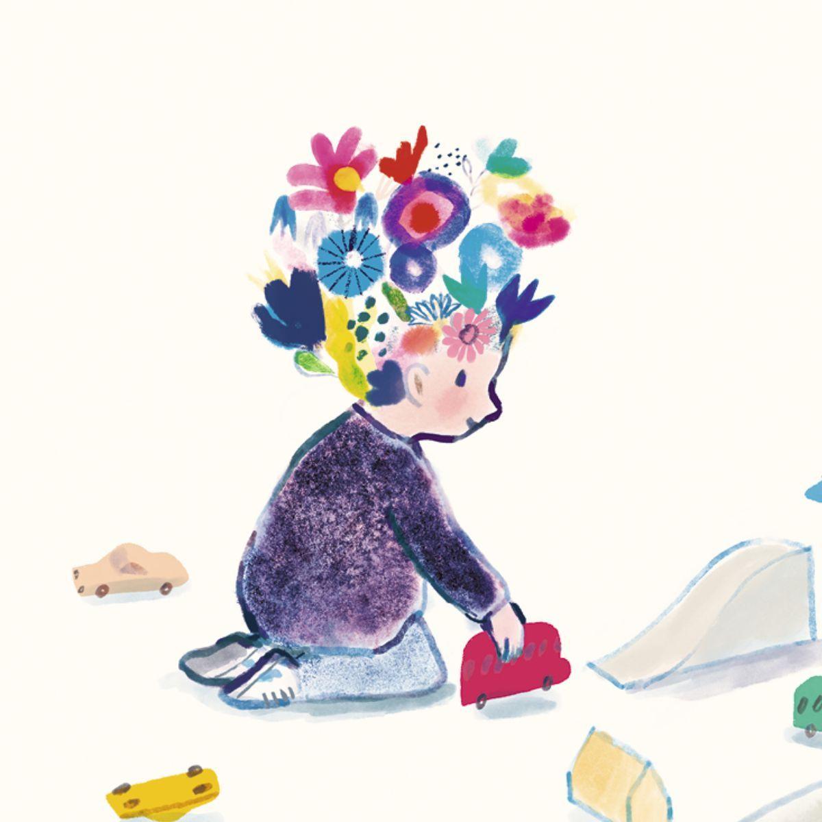 El niño con flores en la cabeza-1