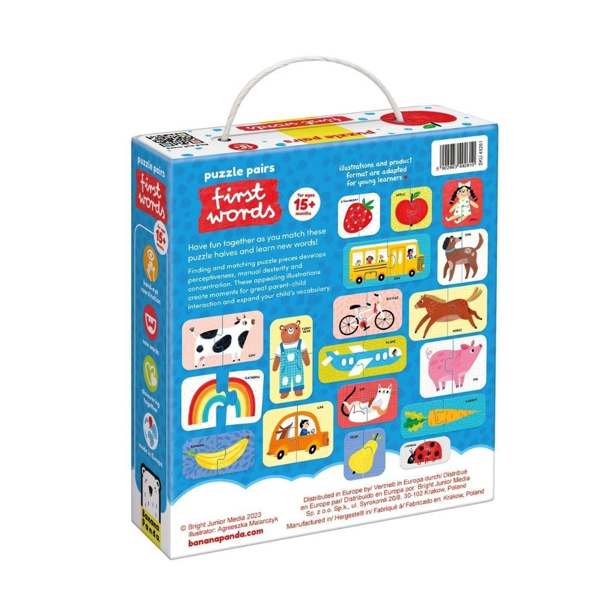 Puzzle Pairs First Words (36 piezas, 18 puzzles) 15M+-3