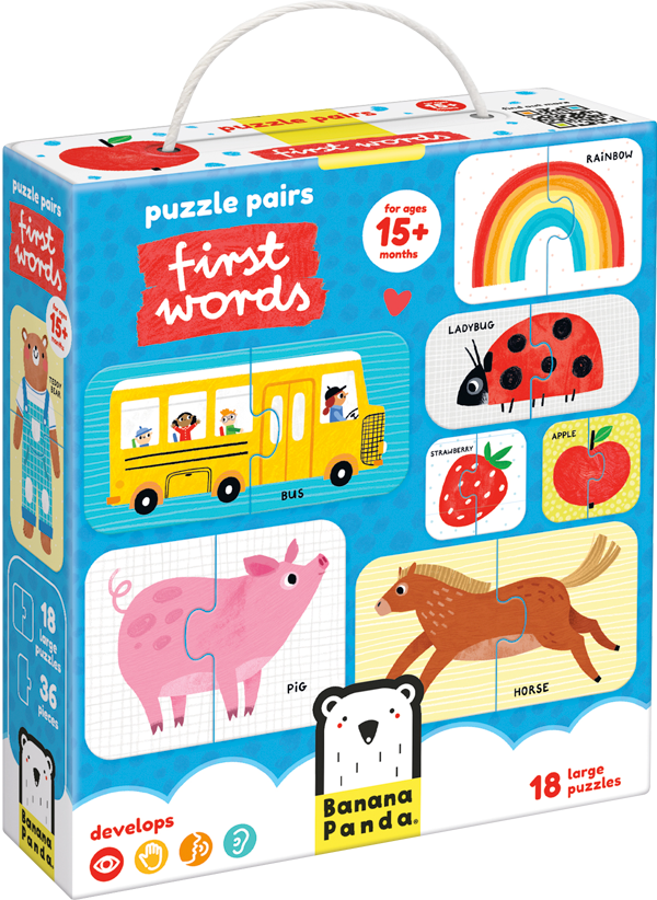 Puzzle Pairs First Words (36 piezas, 18 puzzles) 15M+-5