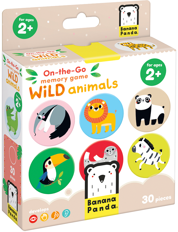 Juego de memoria Wild animals (15 pares) 2+-5