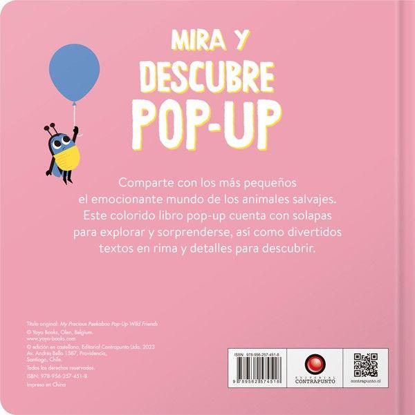 Libro Mira y descubre POP-UP- AMIGOS DE LA SELVA-2