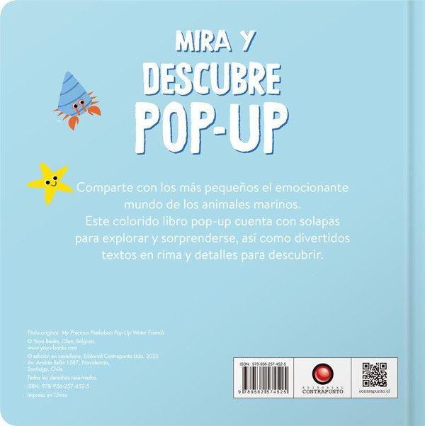 Libro Mira y descubre POP-UP- AMIGOS DEL MAR-2