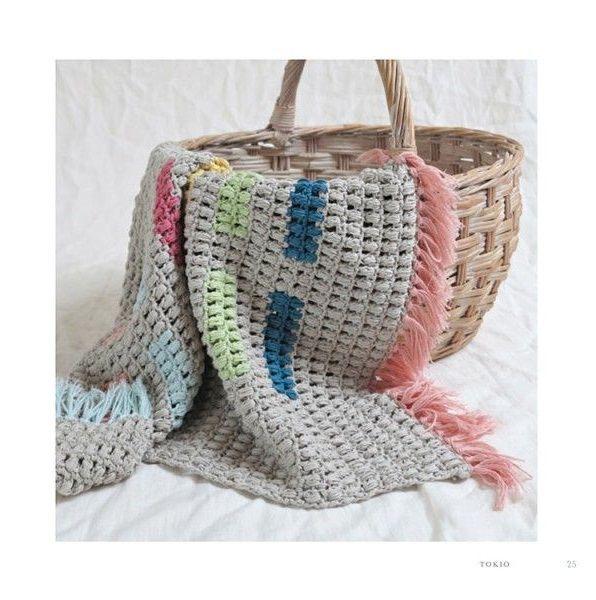 Mantas Con Franjas De Ganchillo (Crochet)-2
