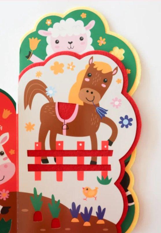 Toca Y Siente Fieltro - Diversión En La Granja-2