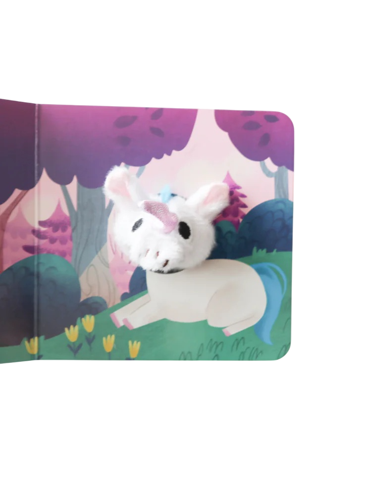 Con Títere De Dedo - Bebé Unicornio-2