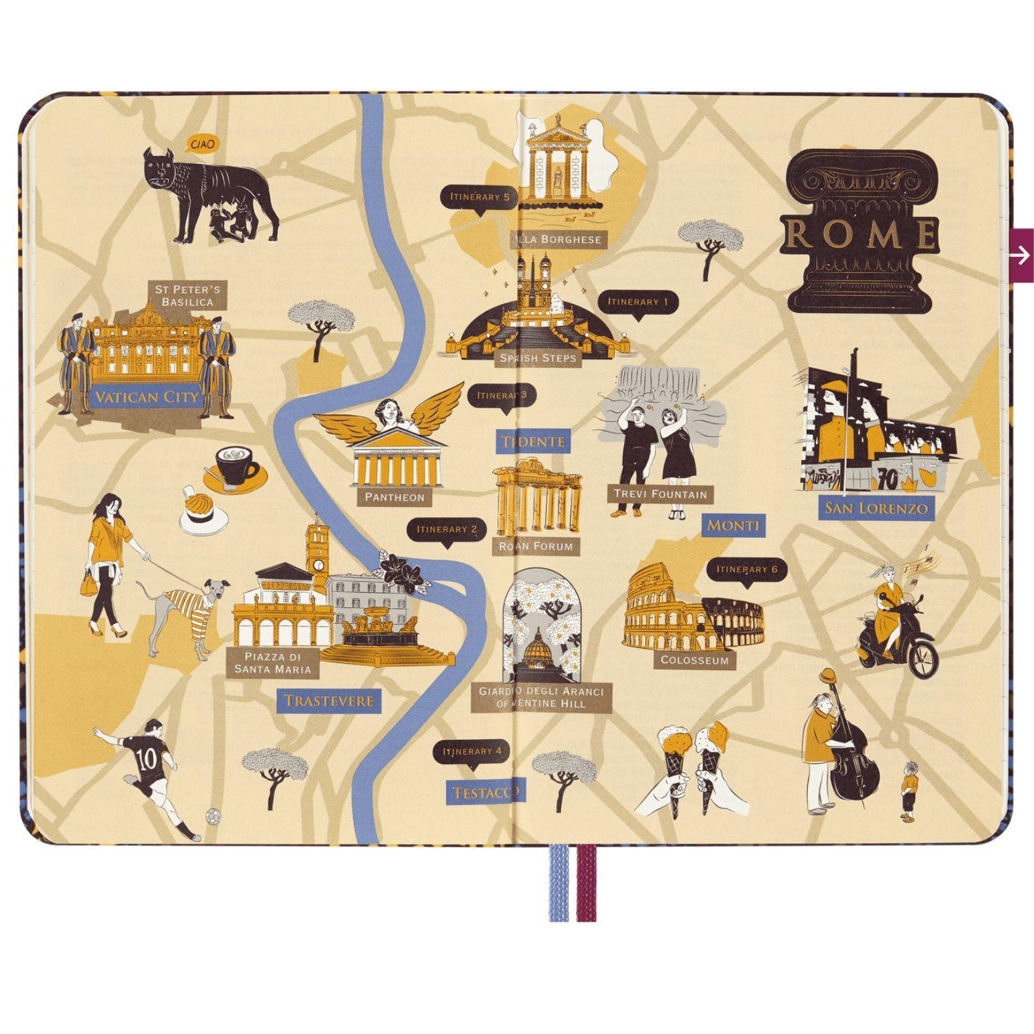 Cuaderno guía de viaje Roma LUXE x Moleskine-2
