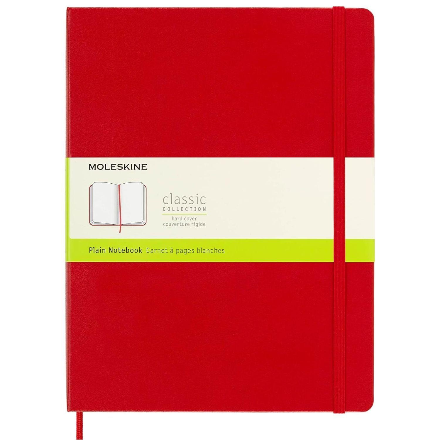 Moleskine Cuaderno Clásico / Xl / Rojo / Lisa / Tapa Dura-0