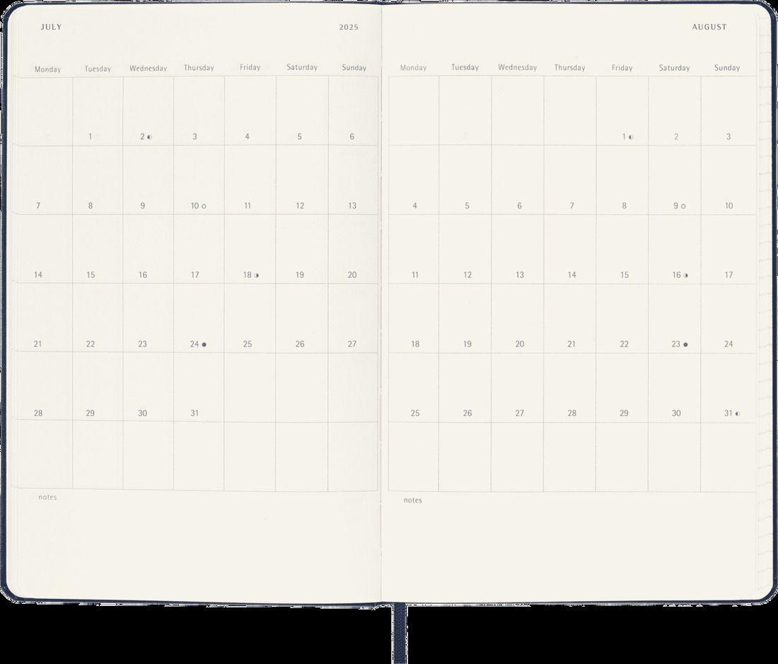 Agenda 2025 Diaria Large Azul zafiro-1