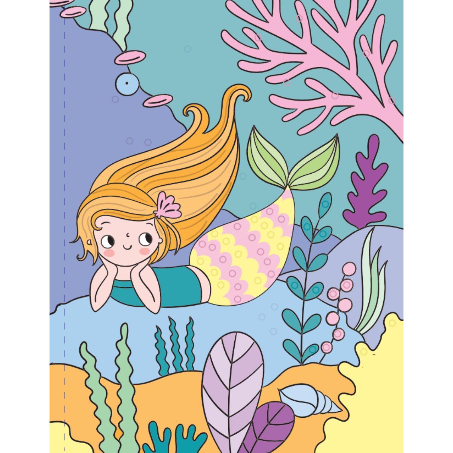 Libro SIRENAS - diamantes adhesivos-3