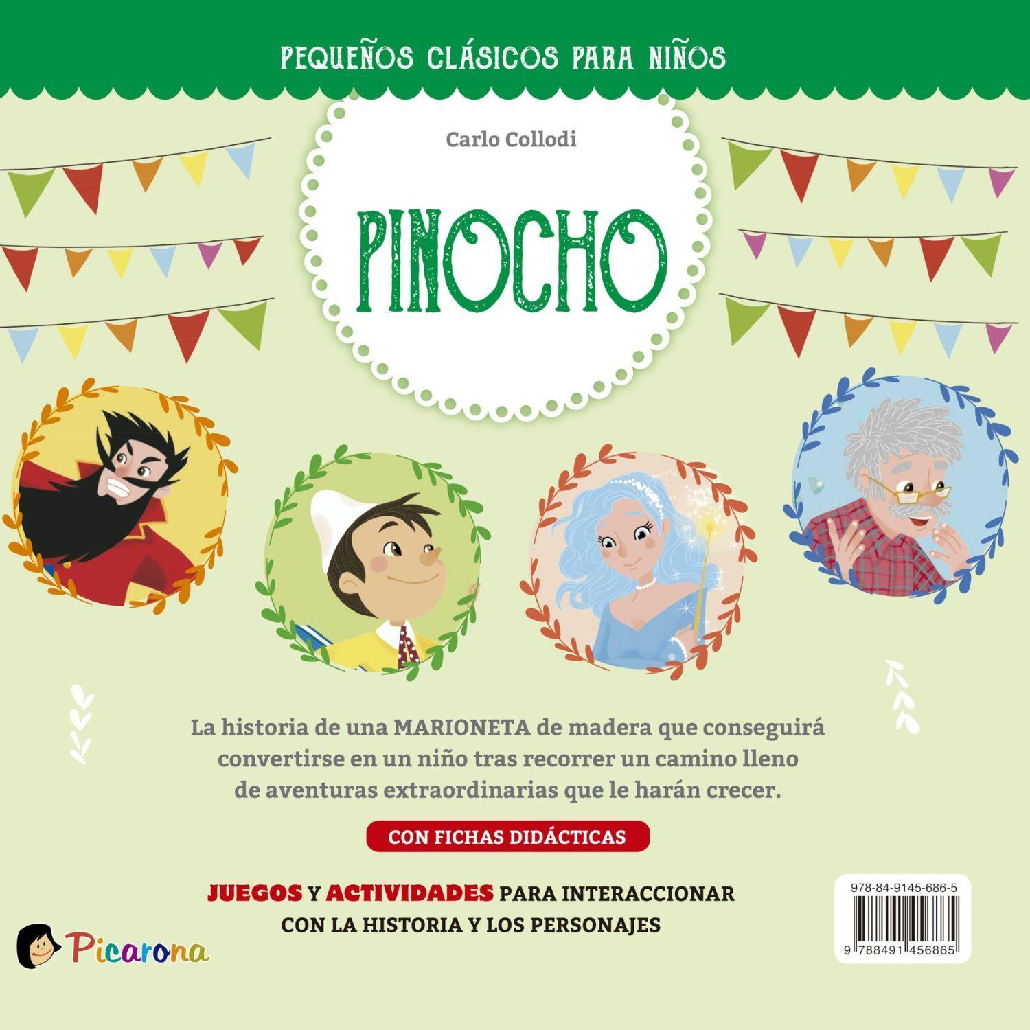 Pinocho. Juegos y actividades para interaccionar-4