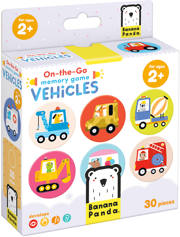 Juego de memoria Vehicles (15 pares) 2+-4