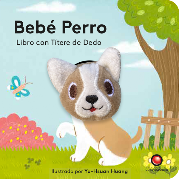 Bebé Perro. Libro con títere de dedo-4