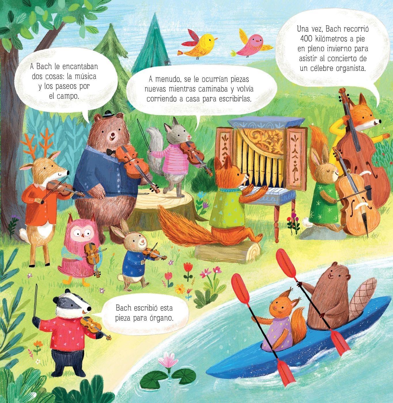 Libros Sonoros - La Orquesta Animales Toca Música De Bach-2