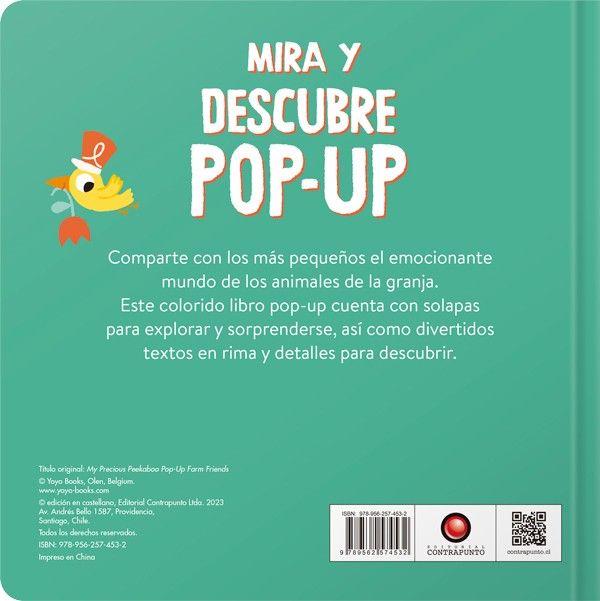 Libro Mira y descubre POP-UP- AMIGOS DE LA GRANJA-2
